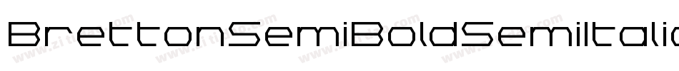 BrettonSemiBoldSemiItalic-z6RL字体转换