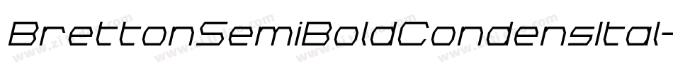 BrettonSemiBoldCondensItal-qGYq字体转换