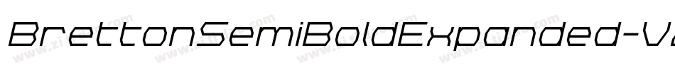 BrettonSemiBoldExpanded-V2Ee字体转换 BrettonSemiBoldExpanded-V2Ee字体转换