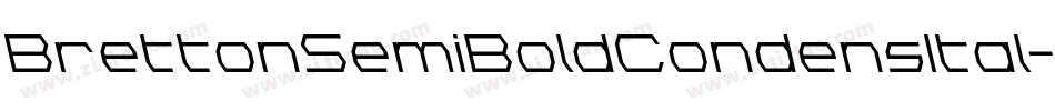 BrettonSemiBoldCondensItal-qGYq字体转换