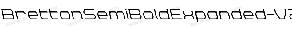 BrettonSemiBoldExpanded-V2Ee字体转换 BrettonSemiBoldExpanded-V2Ee字体转换