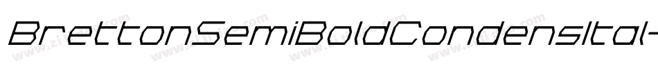 BrettonSemiBoldCondensItal-qGYq字体转换