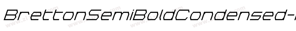 BrettonSemiBoldCondensed-A3mg字体转换