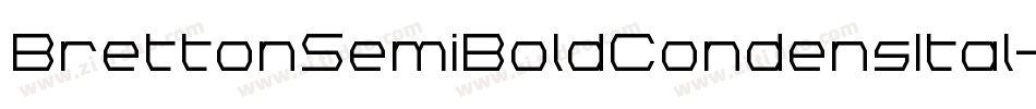 BrettonSemiBoldCondensItal-qGYq字体转换