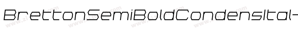 BrettonSemiBoldCondensItal-qGYq字体转换