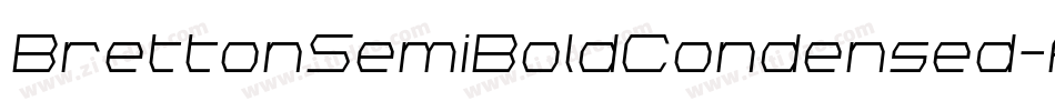 BrettonSemiBoldCondensed-A3mg字体转换
