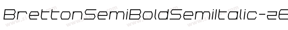 BrettonSemiBoldSemiItalic-z6RL字体转换