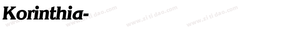 Korinthia字体转换