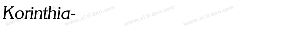 Korinthia字体转换