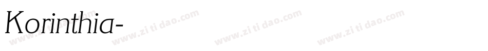 Korinthia字体转换