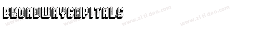 BroadwayCapitals字体转换