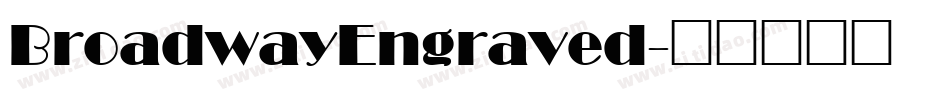 BroadwayEngraved字体转换