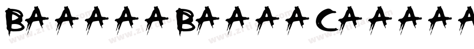 BrokenBlackCondensed-LBXZ字体转换