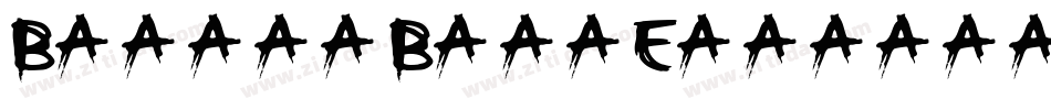 BrokenBoldExtended-aGl5字体转换