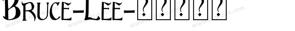 Bruce-Lee字体转换