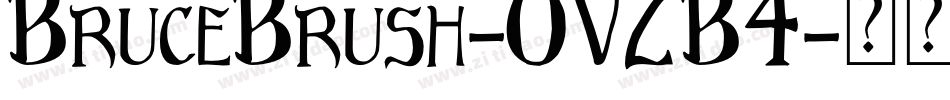 BruceBrush-OVZB4字体转换