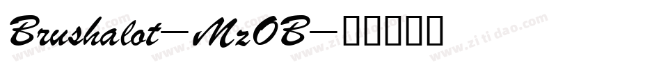 Brushalot-MzOB字体转换
