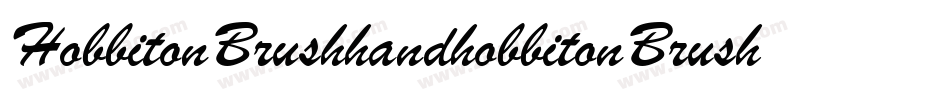 HobbitonBrushhandhobbitonBrush-WygA字体转换