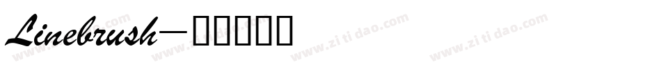 Linebrush字体转换