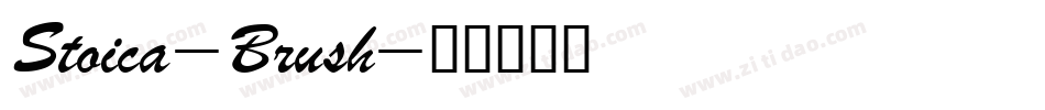 Stoica-Brush字体转换