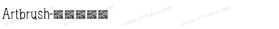 Artbrush字体转换