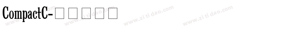 CompactC字体转换