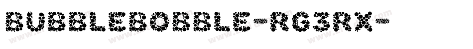 BubbleBobble-rg3rx字体转换