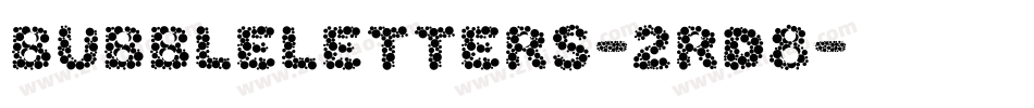 BubbleLetters-2rD8字体转换