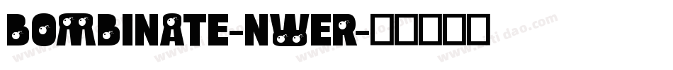 Bombinate-nweR字体转换