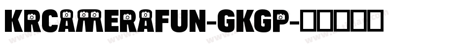 KrCameraFun-GKGP字体转换