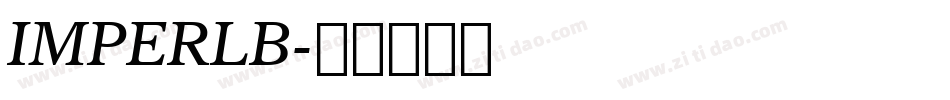 IMPERLB字体转换