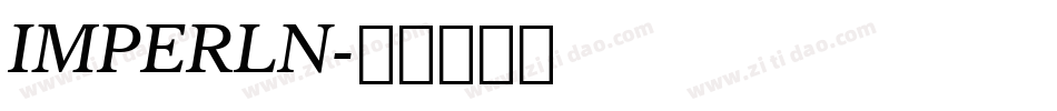 IMPERLN字体转换