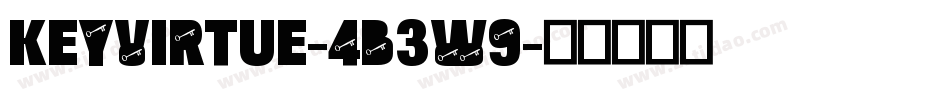 KeyVirtue-4B3W9字体转换