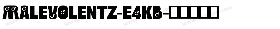 MalevolentZ-e4KB字体转换
