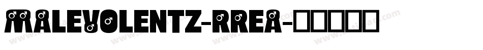 MalevolentZ-rReA字体转换