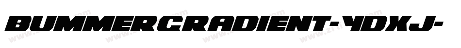 BummerGradient-YDxj字体转换
