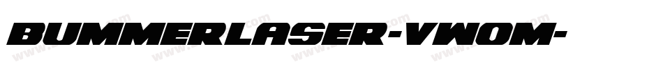 BummerLaser-vW0M字体转换