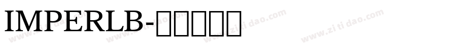 IMPERLB字体转换