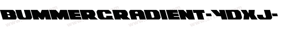 BummerGradient-YDxj字体转换