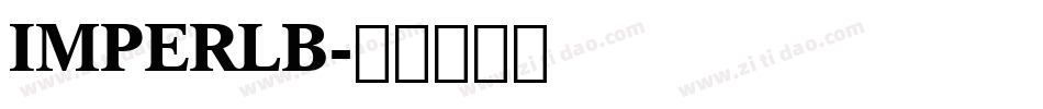 IMPERLB字体转换