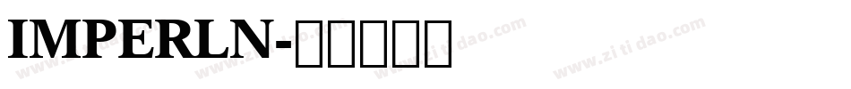 IMPERLN字体转换