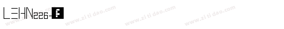 LEHN226字体转换