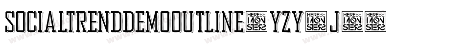 SocialTrendDemoOutline-Yzy1j字体转换