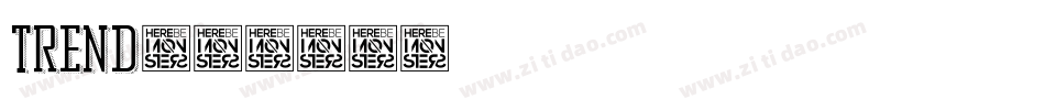 Trend字体转换