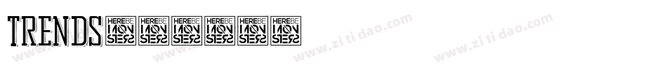 trends字体转换