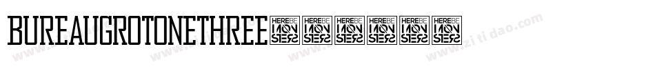 BureauGrotOneThree字体转换