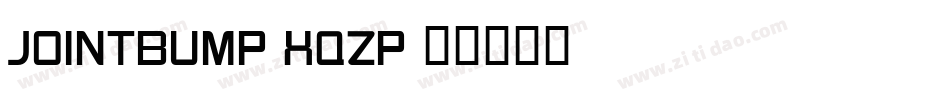 Jointbump-XqzP字体转换