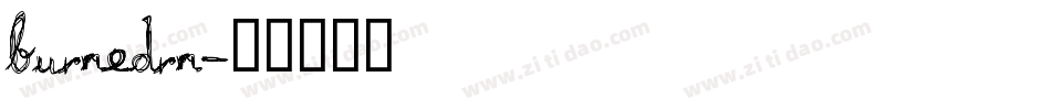 burnedrn字体转换