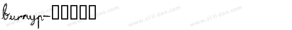 burnyp字体转换