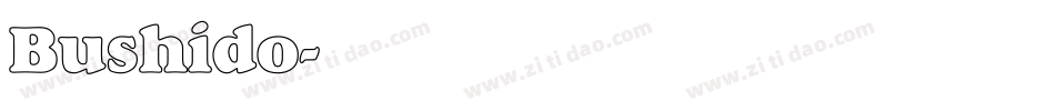 Bushido字体转换